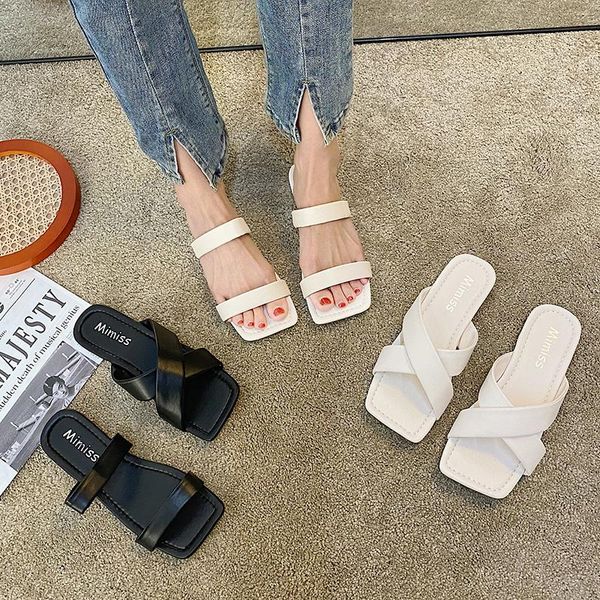 shoes woman 2021 female slippers luxury slides flat designer soft rome concise fashion basic pu womens, Black
shoes woman 2021 female slippers luxury slides flat designer soft rome concise fashion basic pu womens, Black