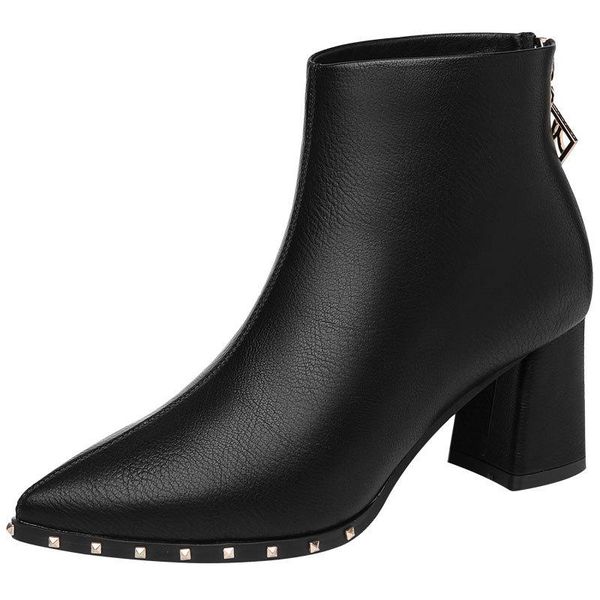 boots spring autumn soft leather women ankle fashion square high heel shoes woman zipper office lady footwear beige black n0173
boots spring autumn soft leather women ankle fashion square high heel shoes woman zipper office lady footwear beige black n0173