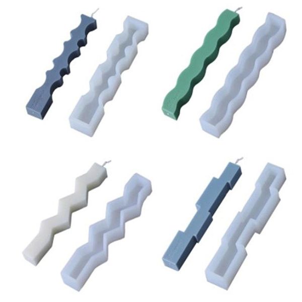 craft tools 1pc european simple irregular shaped strip candle silicone mold home decor baking resin
craft tools 1pc european simple irregular shaped strip candle silicone mold home decor baking resin