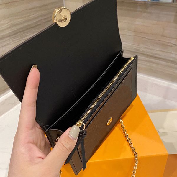 chain women shoulder bag tote shopping bags mini clutch wallet purse fashion letter old flower detachable strap gold hardware cover flap
chain women shoulder bag tote shopping bags mini clutch wallet purse fashion letter old flower detachable strap gold hardware cover flap