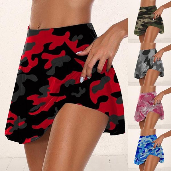 women high waist 2-in-1 sport skorts camouflage pleated golf skirts with shorts yoga outfit
women high waist 2-in-1 sport skorts camouflage pleated golf skirts with shorts yoga outfit
