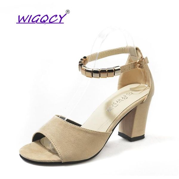 open toe suede square heel high sandals woman 2021 summer shoes fashion hollow chain buckle strap ladies female, Black
open toe suede square heel high sandals woman 2021 summer shoes fashion hollow chain buckle strap ladies female, Black