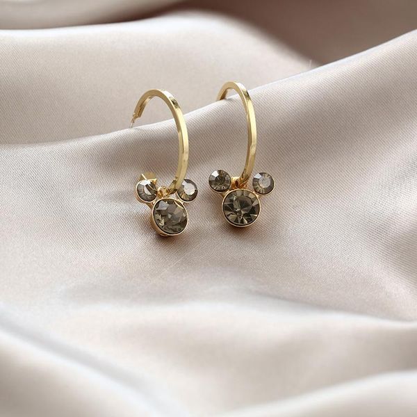 dangle & chandelier cute mouse earrings hooks crystals for women elegant korean cartoon jewelry 2021 charm luxury anime accessories wholesal, Silver
dangle & chandelier cute mouse earrings hooks crystals for women elegant korean cartoon jewelry 2021 charm luxury anime accessories wholesal, Silver