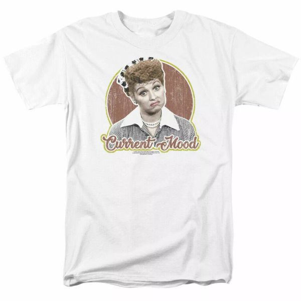 I Love Lucy Current Mood T Shirt Licensed Funny TV Show Tee White, White;black
I Love Lucy Current Mood T Shirt Licensed Funny TV Show Tee White, White;black