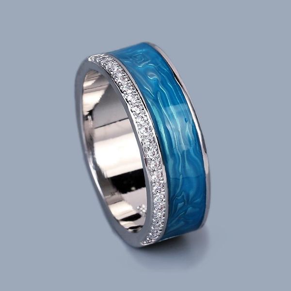 silver rings for women 925 sterling blue enamel sparkling cz fashion party boutique jewelry handmade cluster, Golden;silver
silver rings for women 925 sterling blue enamel sparkling cz fashion party boutique jewelry handmade cluster, Golden;silver