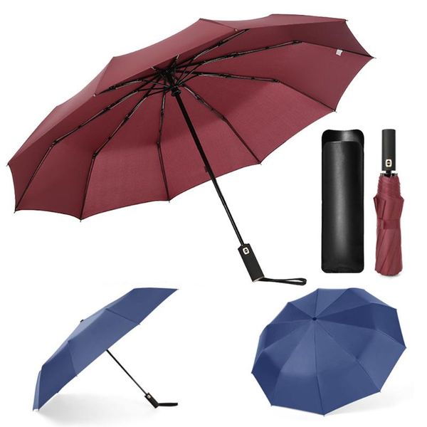 umbrellas automatic folding business umbrella male rain women gold handle tri-fold dropship
umbrellas automatic folding business umbrella male rain women gold handle tri-fold dropship