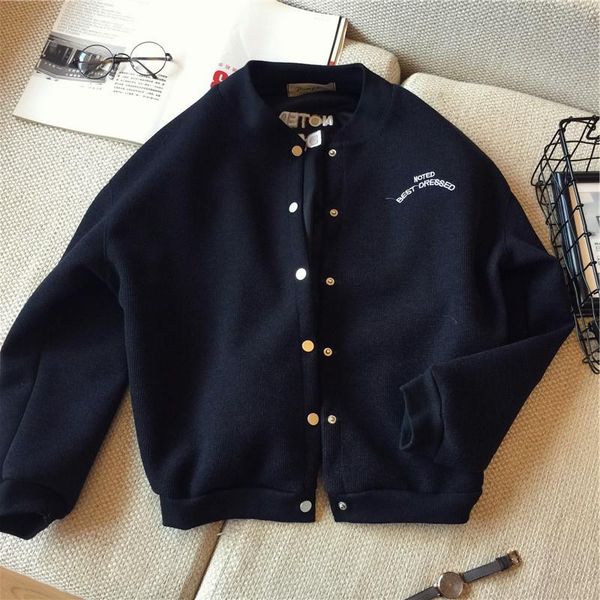 women's jackets black baseball kniteed sweater for woman and man 2021 autumn winter knitwear cardigan jacket gothic, Black;brown
women's jackets black baseball kniteed sweater for woman and man 2021 autumn winter knitwear cardigan jacket gothic, Black;brown