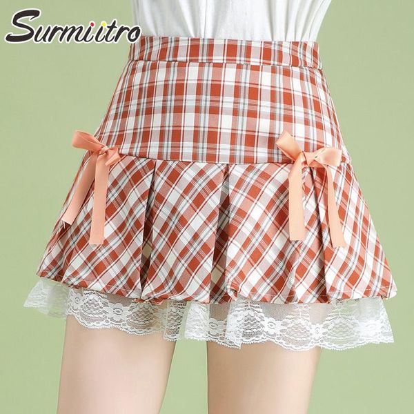 skirts surmiitro 2021 summer plaid mini pleated skirt women korean style lace patchwork high waist aesthetic female for teenagers, Black
skirts surmiitro 2021 summer plaid mini pleated skirt women korean style lace patchwork high waist aesthetic female for teenagers, Black