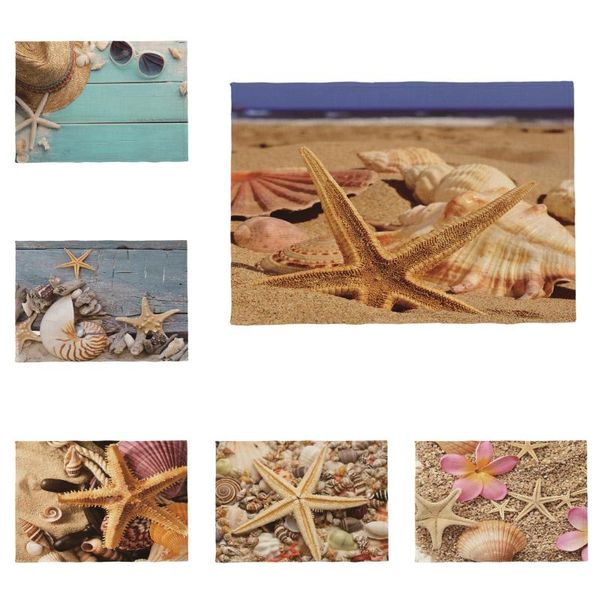 table cloth beautiful marine napkin starfish conch shell beach polyester and linen can be customized kitchen placemat 32 * 45
table cloth beautiful marine napkin starfish conch shell beach polyester and linen can be customized kitchen placemat 32 * 45