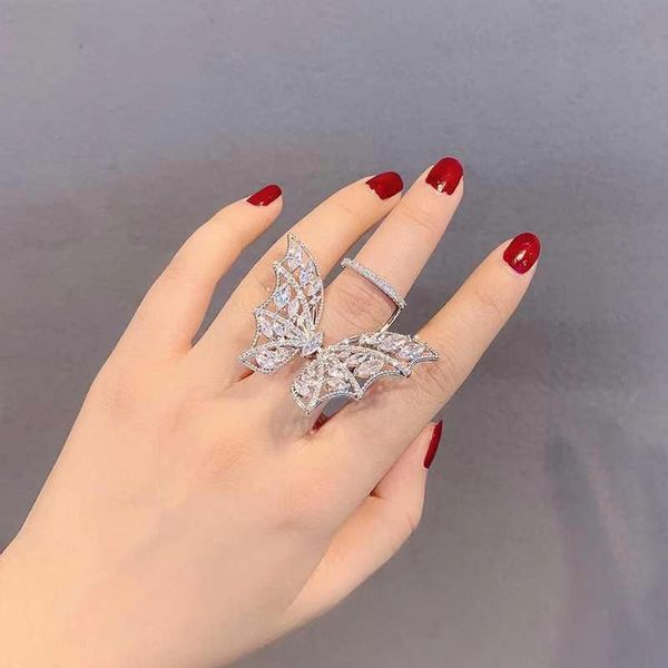 luxury high grade jewelry charm butterfly with cubic zircon double layer design fashion s925 rings for women wedding party gifts, Slivery;golden
luxury high grade jewelry charm butterfly with cubic zircon double layer design fashion s925 rings for women wedding party gifts, Slivery;golden