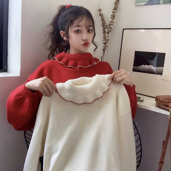 women's sweaters kawaii turtleneck women white knitted sweater korean fashion winter clothes christmas year jumper vintage warm re, White;black
women's sweaters kawaii turtleneck women white knitted sweater korean fashion winter clothes christmas year jumper vintage warm re, White;black