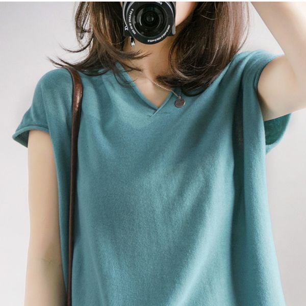 smepvrg 19 summer short sleeve v-neck women sweater pull femme knitted pullover female jumpers, White;black
smepvrg 19 summer short sleeve v-neck women sweater pull femme knitted pullover female jumpers, White;black