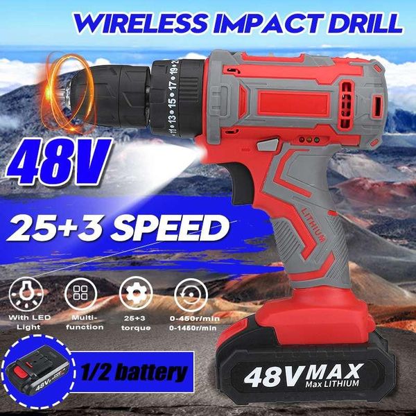cordless electric drill screwdriver 25+3 torque impact power tool with li-ion battery professiona drills
cordless electric drill screwdriver 25+3 torque impact power tool with li-ion battery professiona drills
