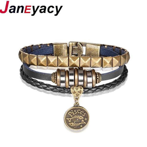 link, chain 2021 12 constellation bracelet fashion casual multilayer leather men black women pulseras
link, chain 2021 12 constellation bracelet fashion casual multilayer leather men black women pulseras