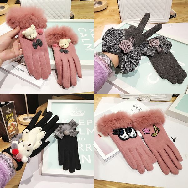 gloves korean version of versatile women' autumn and winter lovely split finger wool screen saver warm deerskin velvet, Blue;gray
gloves korean version of versatile women' autumn and winter lovely split finger wool screen saver warm deerskin velvet, Blue;gray