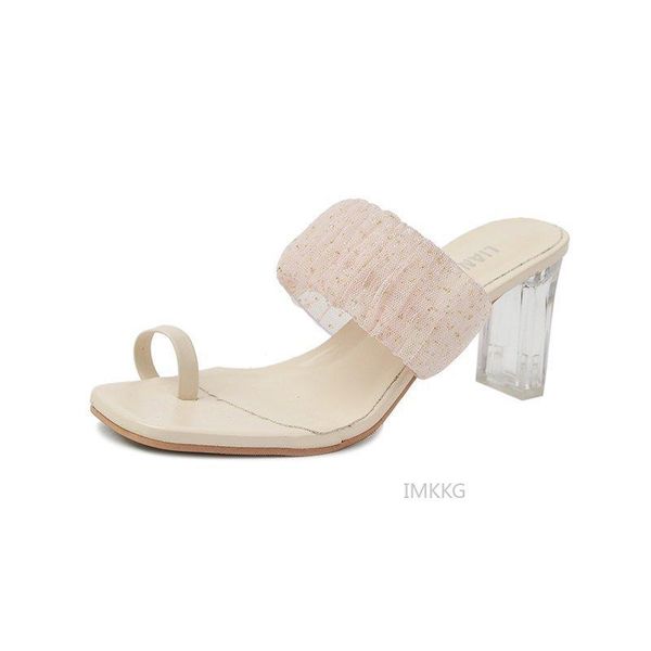 women 2021 transparent slippers mesh sequin high heels clip toe party flip flops woman elegant strap sandals female, Black
women 2021 transparent slippers mesh sequin high heels clip toe party flip flops woman elegant strap sandals female, Black