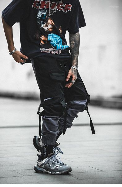 hip hop joggers men korean style streetwear techwear pants modis casual cargo fashion spliced black kpop trousers men's
hip hop joggers men korean style streetwear techwear pants modis casual cargo fashion spliced black kpop trousers men's