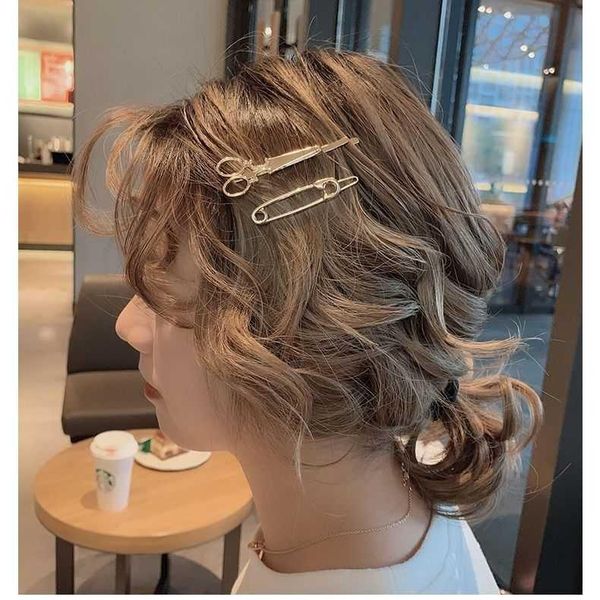 hair clips & barrettes 2 simple art pins hairpin scissors bangs clip girl headdress japan korea net red edge, Golden;silver
hair clips & barrettes 2 simple art pins hairpin scissors bangs clip girl headdress japan korea net red edge, Golden;silver
