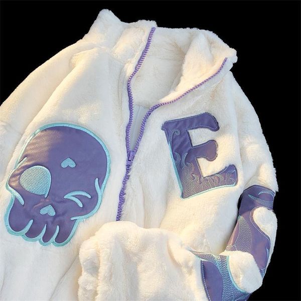 women's jackets 2021 embroidered letter cotton coat zipper cardigan loose ins street hip-hop furry jacket woman winter, Black;brown
women's jackets 2021 embroidered letter cotton coat zipper cardigan loose ins street hip-hop furry jacket woman winter, Black;brown