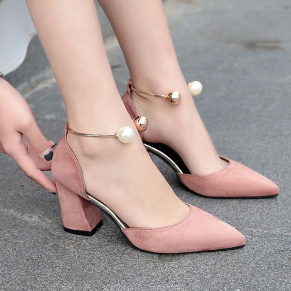 women brand sandals high heel casual shoes slip on pearl pointed toe single square, Black
women brand sandals high heel casual shoes slip on pearl pointed toe single square, Black