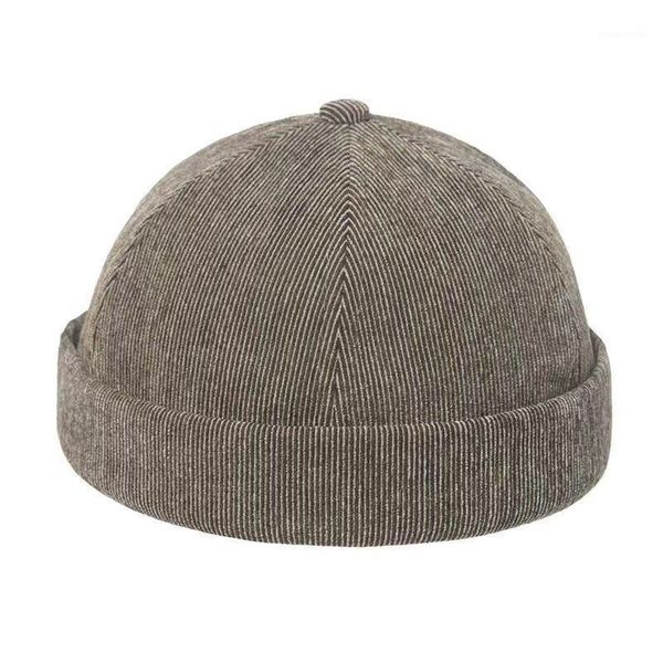 berets 2021 four seasons men's and women's versatile fashion leisure retro street wind lamp corduroy brimless cap adjustable, Blue;gray
berets 2021 four seasons men's and women's versatile fashion leisure retro street wind lamp corduroy brimless cap adjustable, Blue;gray