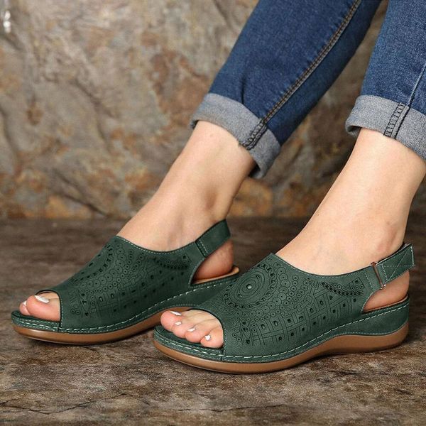 sandals women gladiator ladies hollow out wedges buckle platform casual shoes summer female soft beach zapatos de mujer, Black
sandals women gladiator ladies hollow out wedges buckle platform casual shoes summer female soft beach zapatos de mujer, Black