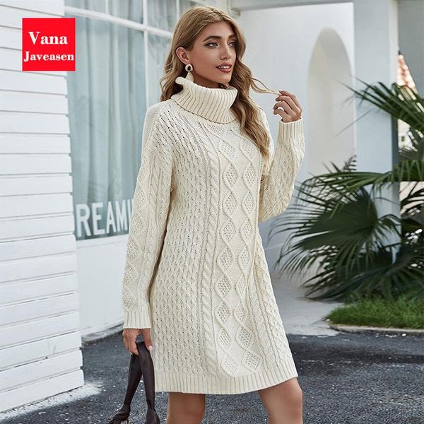 casual dresses winter turtleneck knitted dress office ladies warm knitwear robes female loose twisted texture elegant for women autumn, Black;gray
casual dresses winter turtleneck knitted dress office ladies warm knitwear robes female loose twisted texture elegant for women autumn, Black;gray