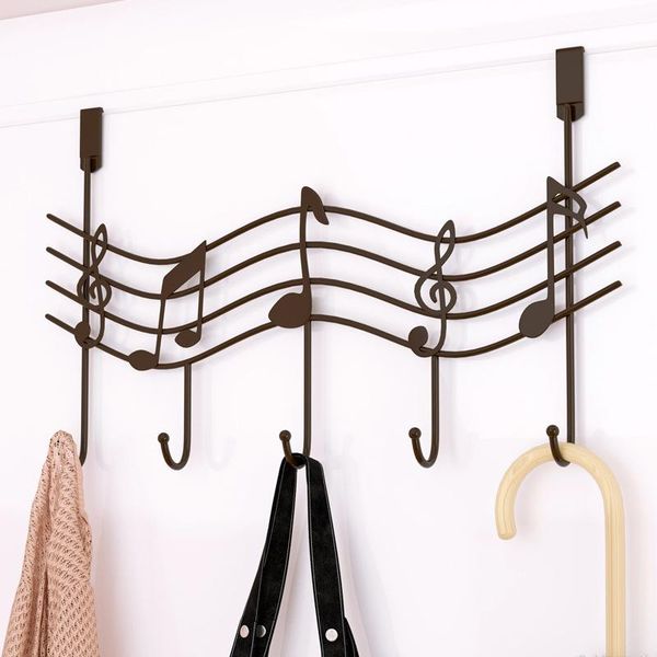 over the door hanger rack 5 hooks home office bathroom coat towel musical note tn88 & rails
over the door hanger rack 5 hooks home office bathroom coat towel musical note tn88 & rails