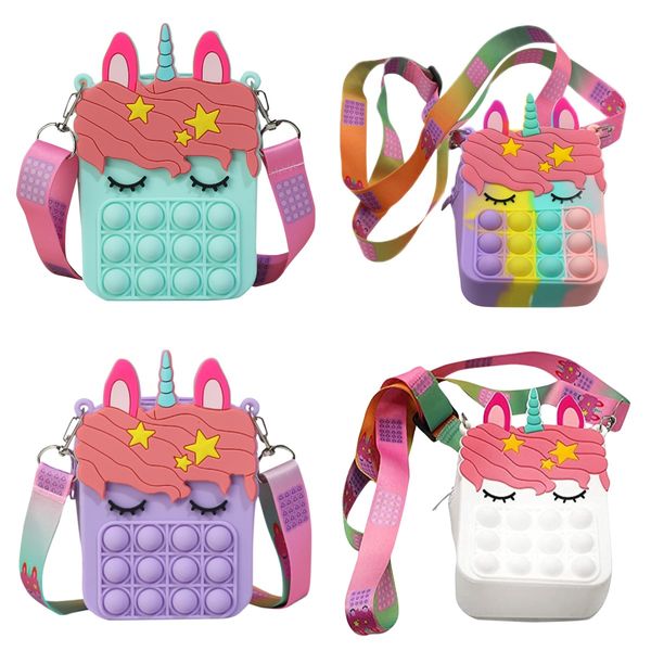 fidget toys new unicorn simple dimple messenger bag push bubble antistress children toy its keychain wallet
fidget toys new unicorn simple dimple messenger bag push bubble antistress children toy its keychain wallet
