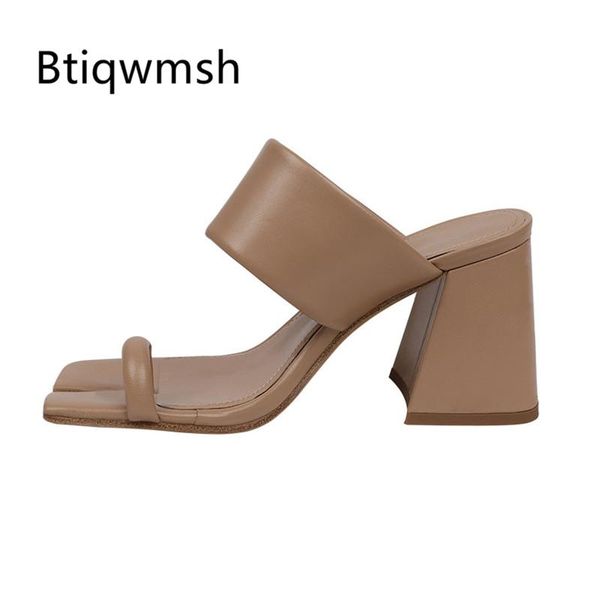 brown real leather sandals women split toe square high heel shoes woman chic design mules summer, Black
brown real leather sandals women split toe square high heel shoes woman chic design mules summer, Black