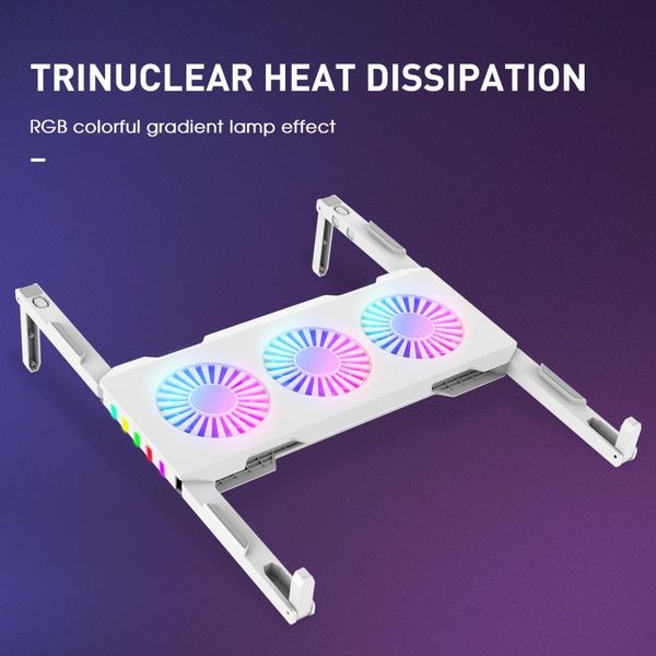 lapcooling pads jellycomb cooler pad radiator air notebook gaming stand with three fan for12-17inch
lapcooling pads jellycomb cooler pad radiator air notebook gaming stand with three fan for12-17inch