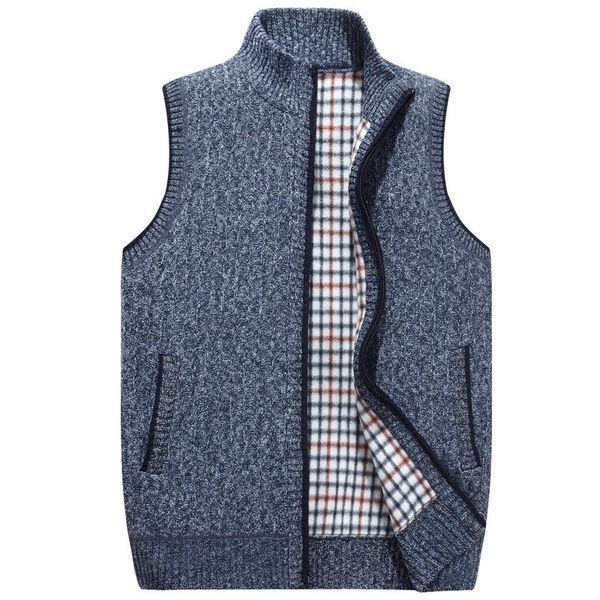 men's vests autumn winter sweater vest men fleece warm sleeveless sweaters stand collar clothing m-xxxl mens knitted wear sueter hombre, Black;white
men's vests autumn winter sweater vest men fleece warm sleeveless sweaters stand collar clothing m-xxxl mens knitted wear sueter hombre, Black;white