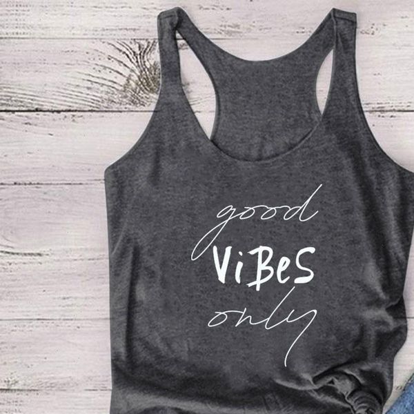 good vibes only printing women camis sleeveless summer vest harajuku for ladies cotton plus size, White
good vibes only printing women camis sleeveless summer vest harajuku for ladies cotton plus size, White