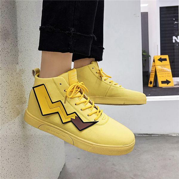 dress shoes high -canvas korean casual sneakers men's fashion cartoon men and women students outdoor 69dc, Black
dress shoes high -canvas korean casual sneakers men's fashion cartoon men and women students outdoor 69dc, Black