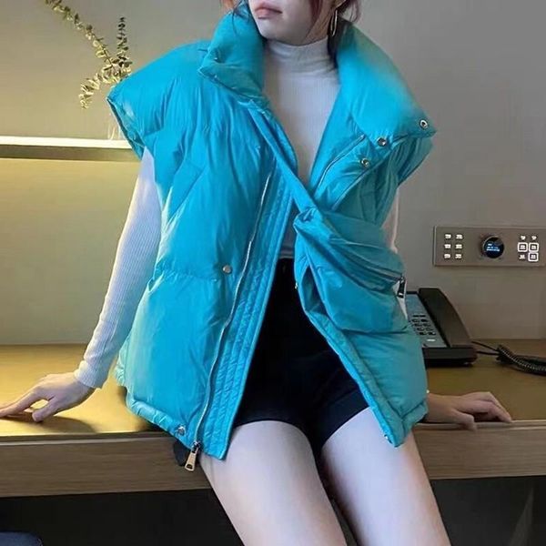 women's vests 2021 autumn winter women duck down jacket vest female short thick warm coat windproof waistcoat with bag outwear, Black;white
women's vests 2021 autumn winter women duck down jacket vest female short thick warm coat windproof waistcoat with bag outwear, Black;white