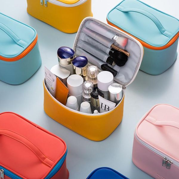 cosmetic bags & cases makeup bag pu leather tote for women large waterproof beauty organizer neceser ladies make up case
cosmetic bags & cases makeup bag pu leather tote for women large waterproof beauty organizer neceser ladies make up case
