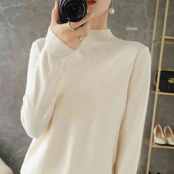 women's sweaters simple turtleneck sweater with knitted or crocheted waistband, women's short cashmere a for autumn and winter je4, White;black
women's sweaters simple turtleneck sweater with knitted or crocheted waistband, women's short cashmere a for autumn and winter je4, White;black