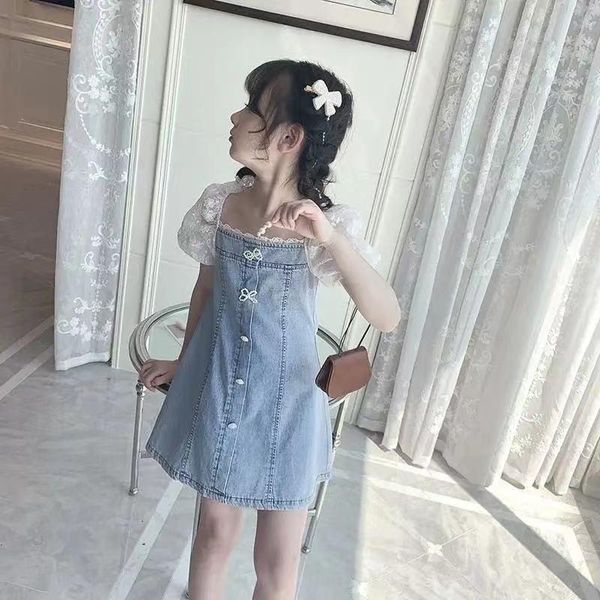 summer children dresses girls casual dress teenagers patchwork lace button bow puff sleeve denim lovely clothes girl's, Red;yellow
summer children dresses girls casual dress teenagers patchwork lace button bow puff sleeve denim lovely clothes girl's, Red;yellow