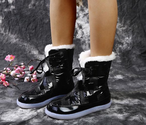 boots waterproof snow women winter 2021 warm shoes female ankle booties botas mujer 43, Black
boots waterproof snow women winter 2021 warm shoes female ankle booties botas mujer 43, Black