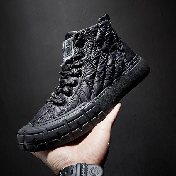 autumn high board black cloth british lace up round head martin boots ins street fashion men's shoes
autumn high board black cloth british lace up round head martin boots ins street fashion men's shoes