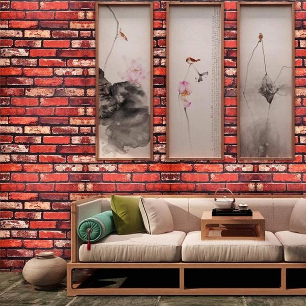 wallpapers artificial 3d red brick self-adhesive removable waterproof living room background home decoration
wallpapers artificial 3d red brick self-adhesive removable waterproof living room background home decoration