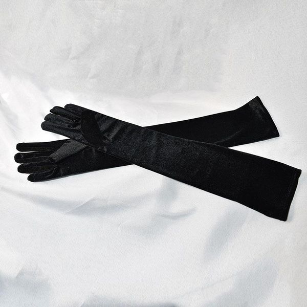 five fingers gloves fashionable nets female' simple elegant black etiquette temperament delicate retro soft gold velvet long, Blue;gray
five fingers gloves fashionable nets female' simple elegant black etiquette temperament delicate retro soft gold velvet long, Blue;gray