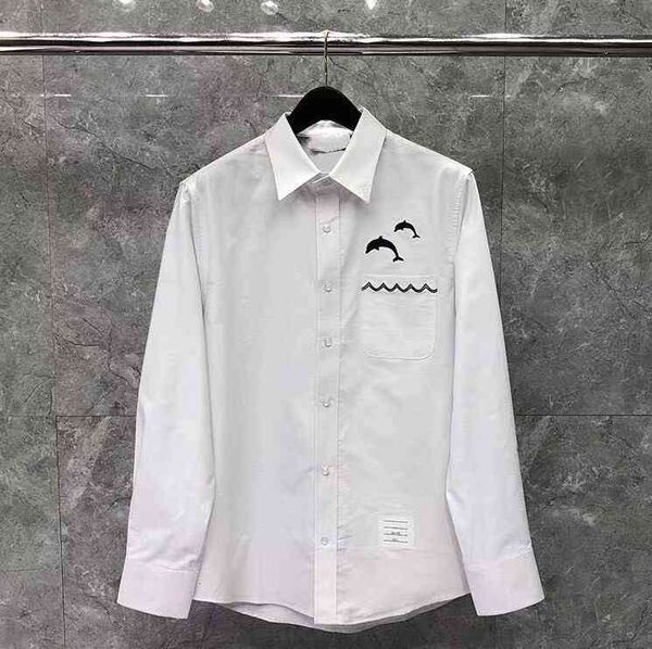 women's blouses & shirts fashion slim white long sleeve casual shirt dolphin pattern oxford fabric solid blouse cij0
women's blouses & shirts fashion slim white long sleeve casual shirt dolphin pattern oxford fabric solid blouse cij0