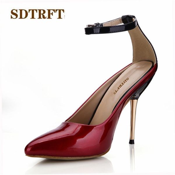 summer stilettos 11cm thin heels hollow out shoes woman buckle sm sandalias mujer brautschuhe pumps us4- 11 12 dress, Black
summer stilettos 11cm thin heels hollow out shoes woman buckle sm sandalias mujer brautschuhe pumps us4- 11 12 dress, Black
