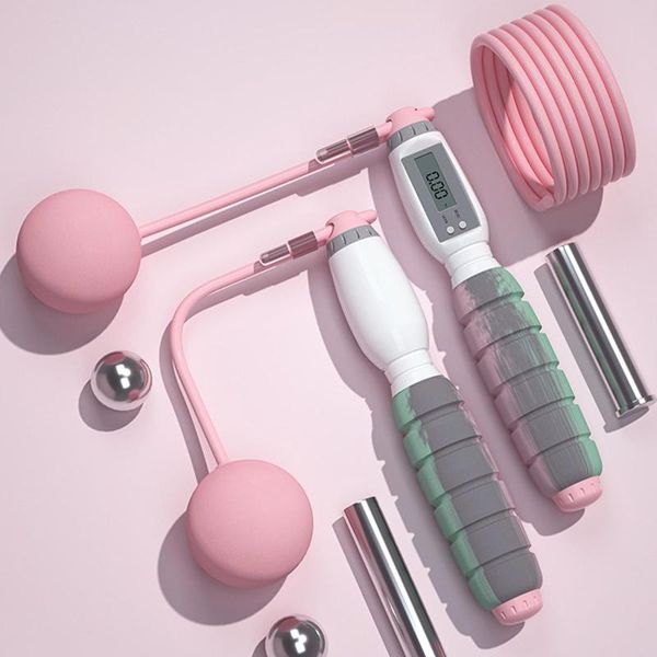 jump ropes women ropeless skipping rope with digital counter weight ball cordless adults portable gym fitness exerciser equipment
jump ropes women ropeless skipping rope with digital counter weight ball cordless adults portable gym fitness exerciser equipment