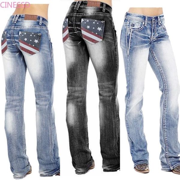 women casual ankle-length loose baggy jeans fashion washed elastic high waist denim pants trousers printing women's, Blue
women casual ankle-length loose baggy jeans fashion washed elastic high waist denim pants trousers printing women's, Blue