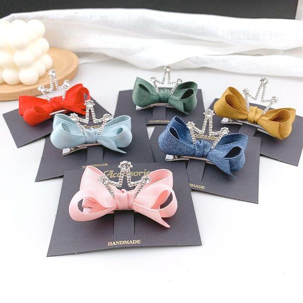 1/2/3pcs/set princess rhinestone crown cotton bows hair clips for girls child tiara ornaments accessory accessories, Slivery;white
1/2/3pcs/set princess rhinestone crown cotton bows hair clips for girls child tiara ornaments accessory accessories, Slivery;white