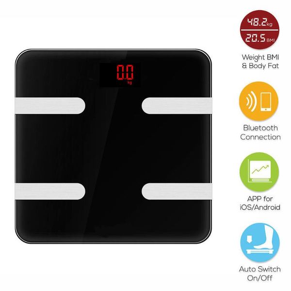 smart body weighing scale digital bathroom weight human floor scales bluetooth fat bmi weighting mini & kitchen
smart body weighing scale digital bathroom weight human floor scales bluetooth fat bmi weighting mini & kitchen