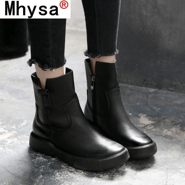 boots design round toe women ankle 2021 vintage soft pu leather short plush winter warm snow flats casual goth shoes, Black
boots design round toe women ankle 2021 vintage soft pu leather short plush winter warm snow flats casual goth shoes, Black