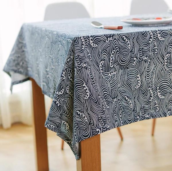 japanese paleocene wave ripple blue cotton tablecloth retro fresh simple tea shop table cloth
japanese paleocene wave ripple blue cotton tablecloth retro fresh simple tea shop table cloth